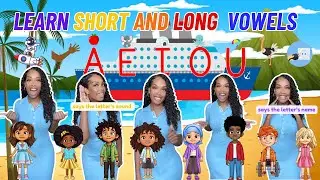 Short and Long Vowels| Learning with Ms Houston| Kid Songs + Nursery Rhymes