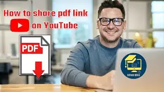 How to share pdf link on YouTube | share pdf link from google drive | Pdf link in the description