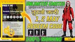 Free Fire Redeem Code Today 1,2 May 2021 || Ff Redeem Code Today || Today New Redeem Code Free Fire