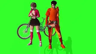 New emote free fire greenscreen video 
