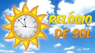 RELÓGIO DE SOL com garrafa PET