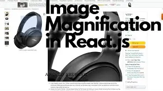 React.js Image Zoom/Magnifier using react-image-magnify npm package