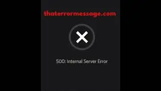 Internal Server Error - Discord