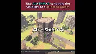 Unity Shortcut Tip: Disable and Enable Objects in a Flash