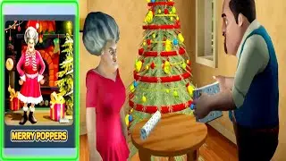 Scary Teacher 3D New Update New Chapter New Levels | Merry Poppers | Gameplay (Android,iOS)