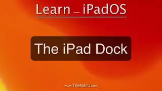 How to use the iPad Dock.