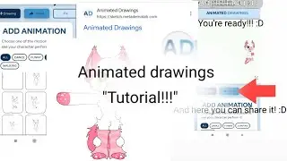 //animated drawings// (TUTORIAL!!) // My first time when I'm using Alight Motion XD// 