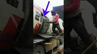 When Concrete Hardens in a Mixer Truck...