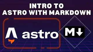 Intro to ASTRO with MARKDOWN | Static Site Generator SSG JavaScript JS