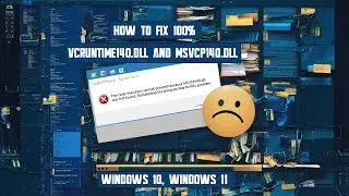 How To Fix MSVCP140.dll Missing Error ✅Not found error💻 Windows11 or Windows10 2024