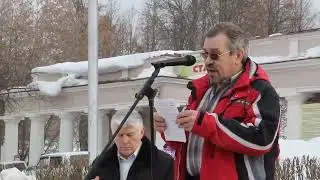 г. Лысьва. 13.03.2014 г. Митинг в поддержку Украины. А. Парамонов против.