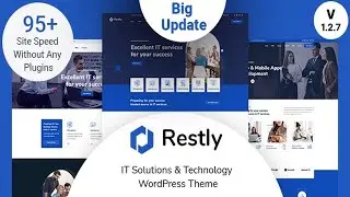 Restly - IT Solutions & Technology WordPress Theme Free Download