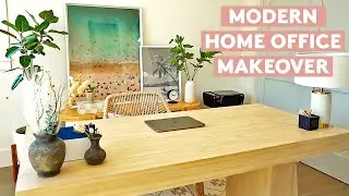 Dream Home Office Makeover in 6 Steps | Modern Work From Home Office Setup | Real Simple