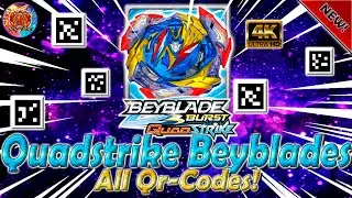 All QUADSTRIKE Beyblades Qr-Codes | ВСЕ Qr-Коды Бейблейдов Quadstrike - Beyblade Burst Quadstrike