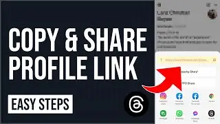 How to Copy & Share Threads Profile Link (Easy Steps)