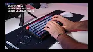 Keychron V1 Max Typing Sound Test