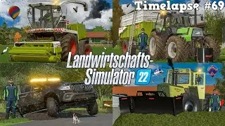 ÜBERLADEN - GRASHÄCKSELN in ELLERBACH mit ‪@TheCamPeRYT! 🌿🚜💨 | [LS22] - Timelapse #69