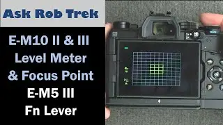 Olympus E-M10 Level Meters, Focus Setting & E-M5 III Fn Lever ep.456