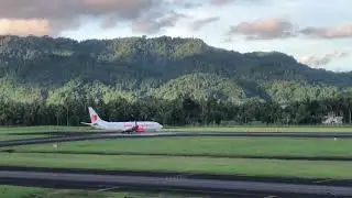 Pesawat Lion Air lepas landas dari Bandara Manado!