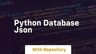 python database json