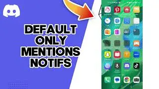 How To Default Only Mentions Notifications On Discord