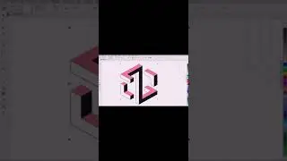 3D logo design in coreldraw using polygon tool @MAYA GRAPHICS #Shorts #CoreldrawTutorial