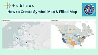 Visualize Data with Symbol & Filled Maps in Tableau