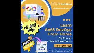 Learn AWS DevOps #devops #devopsonlinetraining #devopstraining #awsdevops #trending