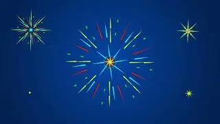 Burst explosion effect background animation