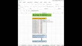 Rank Formula,,,@excel_24th