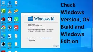 How to Check Your Windows Version | How to Check Your OS Build | How to Check Your Windows Edition