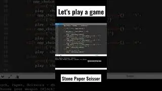 Let's try this fun game | Practice Days | Python Script #shortsfeed #ashortaday #learning