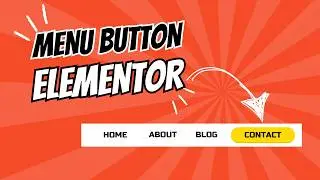 How to add a button to the header nav menu in Elementor WordPress using CSS codes