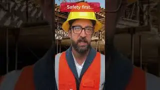 Safety first…#construction  #funnyvideo  #funny #constructionworker #comedy  #work #constructionfail