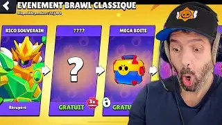 RÉCUPÈRE ces RÉCOMPENSES GRATUITES 🎁 (merci brawl stars 🙏) : mega boite, gemmes, skins, emotes