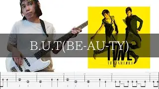 東方神起 - B.U.T (BE-AU-TY)  Bass Cover 弾いてみた TAB ベース