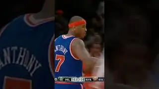 Melo’s first game at The Garden was a movie #STAYME7O