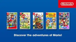 Discover the adventures of Mario on Nintendo Switch!