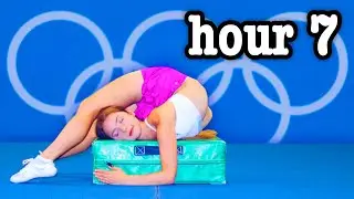 Girl vs Boy 24 Hour Gymnastics Challenge!