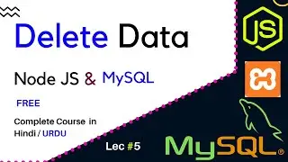 How to Delete  data From  database Using  Node js MySQL