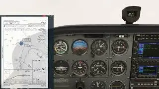 Flying a VOR Approach | No Voice Over | Fly Along With Us