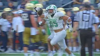 Marshall defense would not let Notre Dame through