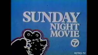 WABC-TV Channel 7 Sunday Night Movie 1985 Logo Freeze Graphics