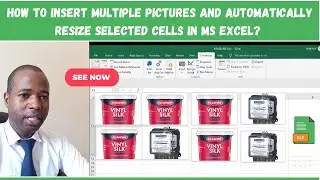 Insert and Resize Multiple Pictures in Excel Like a PRO! Easy Tutorial ! #excel