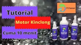 Tutorial Cuci Motor cuma 10 menit  dengan Waterless Wash & Wax dari DCleanser