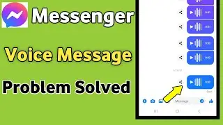 Fix Messenger Voice message Problem | Voice Notes Problem Messenger Android