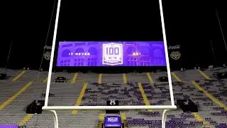 Tiger Stadium Turns 100: LSU Introduces New Light Show and Video Board