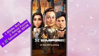 X Empire Daily Combo Today September 7 2024 ||Todays XEmpire Combo Updated || #XEmpire #Musk_EMPIRE