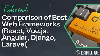 Comparison of Best web frameworks: React, Vue.js, Angular, Django, Laravel | Web Development Tips