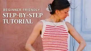 Lola Top Knit Tutorial - Beginner Friendly & Fun!